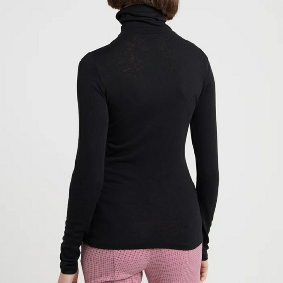 Club Monaco black wool blend JULIE turtleneck ⭐ LAST ONE! - Picture 2 of 3